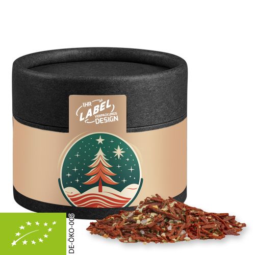 Organic Christmas spice mix salad, ca. 30g, cardboard can mini black