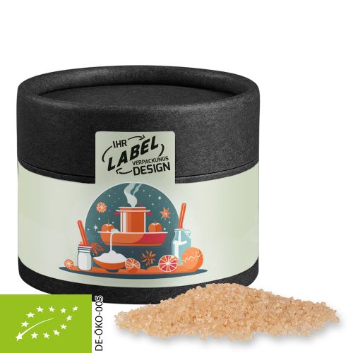 Organic spice mix lebkuchen, ca. 45g, cardboard can mini black
