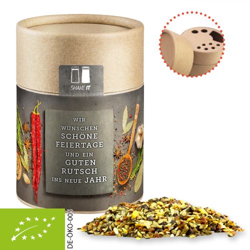 Organic Christmas spice mix chefsmatter, ca. 60g, cardboard shaker
