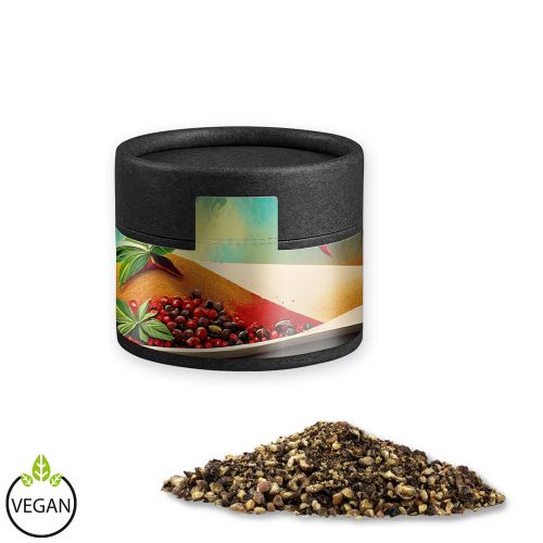 Pepper crushed, ca. 38g, cardboard can mini black