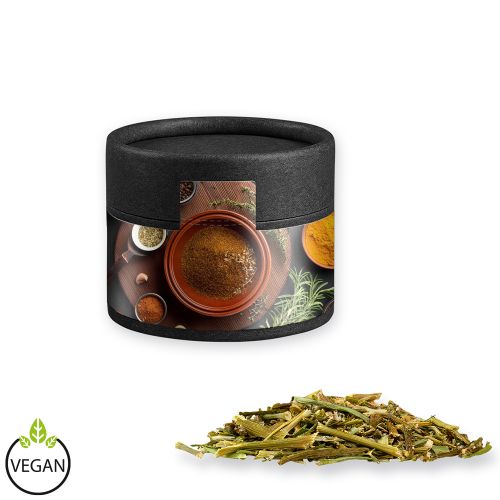 BBQ herbal rub, ca. 28g, cardboard can mini black