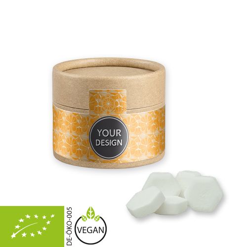 Organic dextrose orange, ca. 40g, cardboard can mini