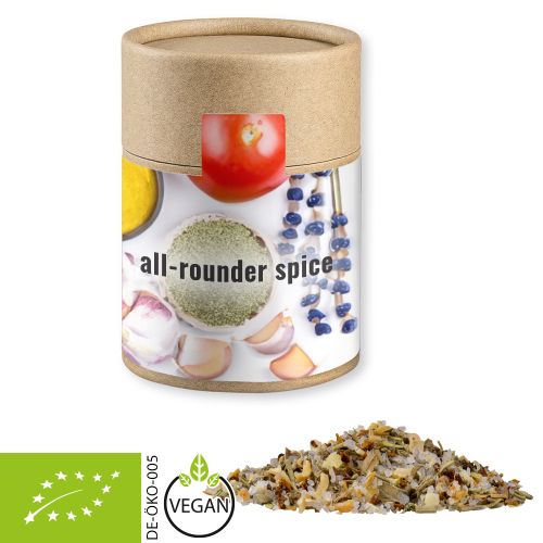 Organic all-rounder spice, ca. 75g, cardboard can midi