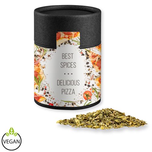 Pizza herb, ca. 25g, cardboard can midi black