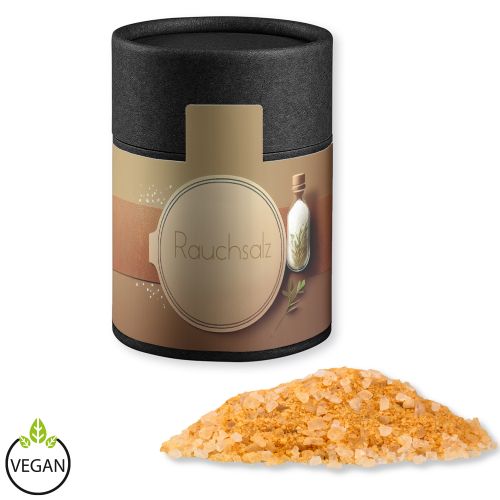 Smoke salt coarse, ca. 130g, cardboard can midi black