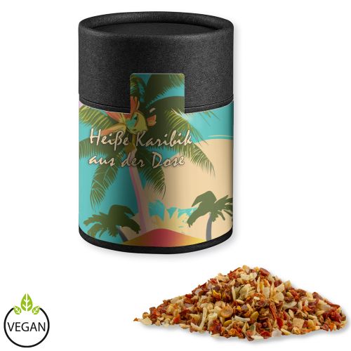 HOT caribbean mix, ca. 50g, cardboard can midi black