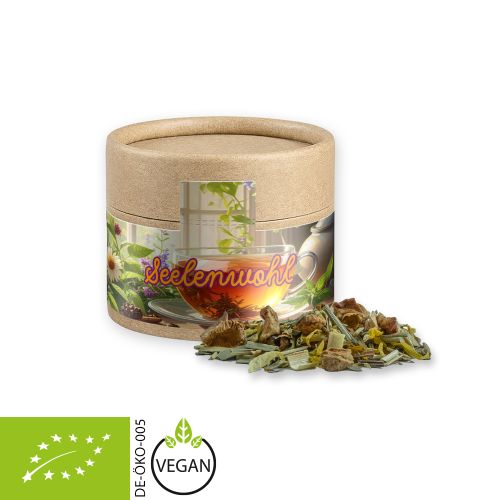 Organic herbal tea peace of mind, ca. 11g, cardboard can mini